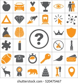 Pictograph of question mark