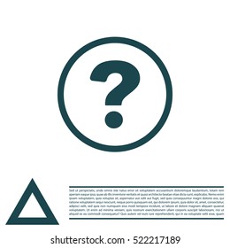 Pictograph of question mark
