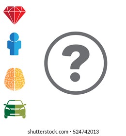 Pictograph of question mark