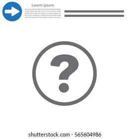 Pictograph of question mark