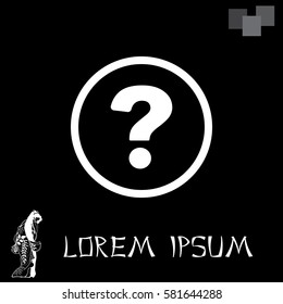 Pictograph of question mark