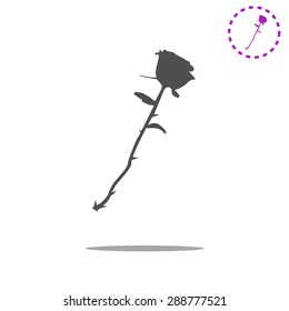 Pictograph of rose