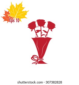Pictograph of rose