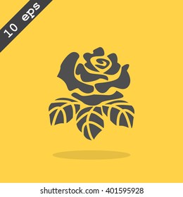 Pictograph of rose