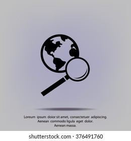 Pictograph of search