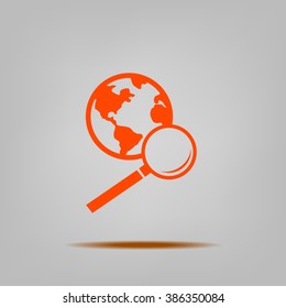 Pictograph of search