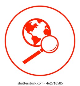 Pictograph of search