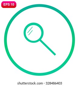 Pictograph of search vector icon