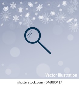 Pictograph of search vector icon