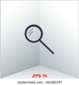 Pictograph of search vector icon