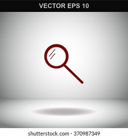 Pictograph of search vector icon
