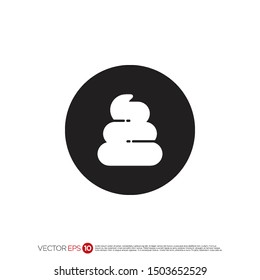 Pictograph of shaving cream for template logo, icon, and identity vector designs.