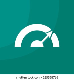 Pictograph of speedometer