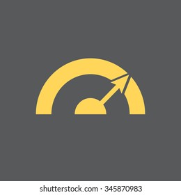 Pictograph of speedometer