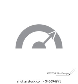 Pictograph of speedometer