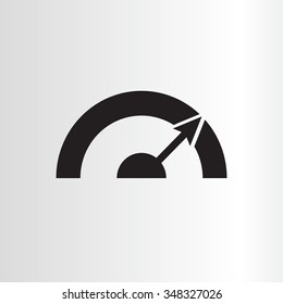 Pictograph of speedometer