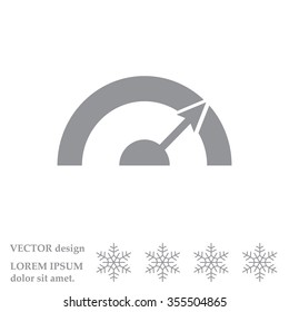 Pictograph of speedometer