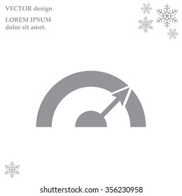 Pictograph of speedometer