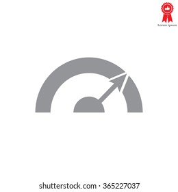 Pictograph of speedometer