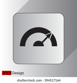 Pictograph of speedometer