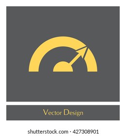 Pictograph of speedometer