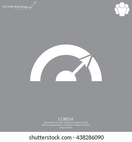 Pictograph of speedometer