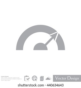 Pictograph of speedometer