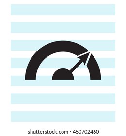 Pictograph of speedometer