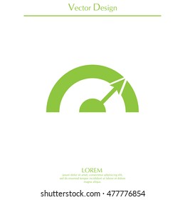 Pictograph of speedometer
