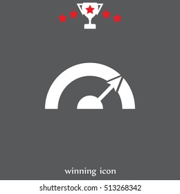 Pictograph of speedometer