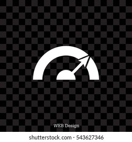 Pictograph of speedometer