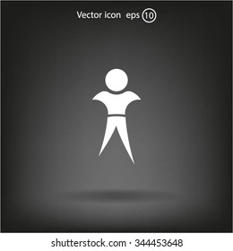 Pictograph of success people