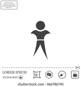 Pictograph of success people