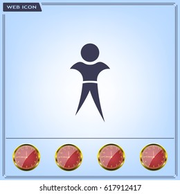 Pictograph of success people