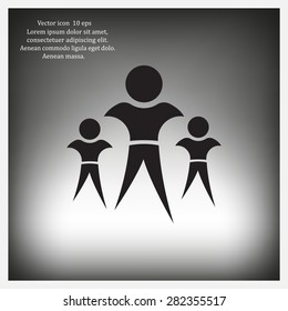 Pictograph of success team
