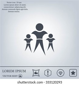 Pictograph of success team