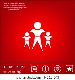 Pictograph of success team