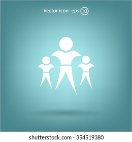 Pictograph of success team