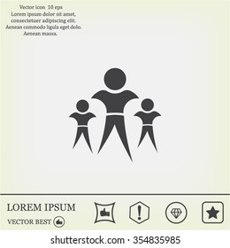 Pictograph of success team