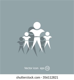 Pictograph of success team