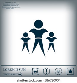 Pictograph of success team
