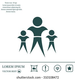 Pictograph of successful team