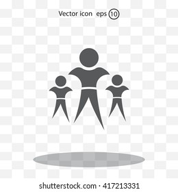 Pictograph of successful team