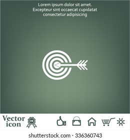 Pictograph of target