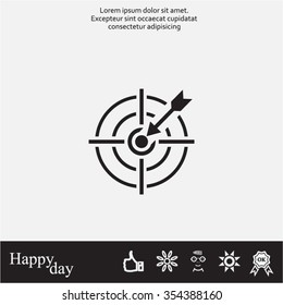 Pictograph of target