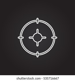 Pictograph of target

