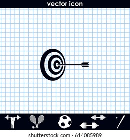 Pictograph of target.