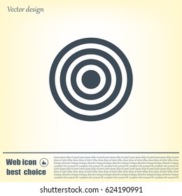 Pictograph of target
