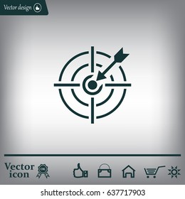 Pictograph of target