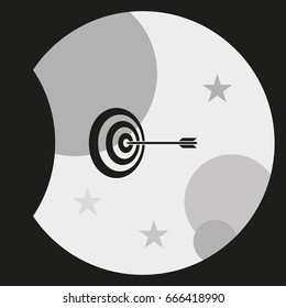 Pictograph of target.